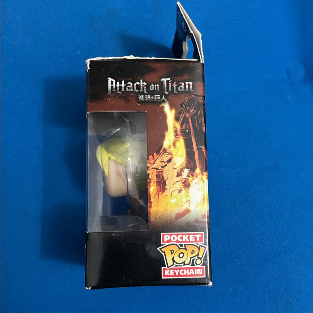 Attack On Titan Keychain Annie Leonhart Still In Box Funimation Funko Pop NWOTS - Picture 3 of 7